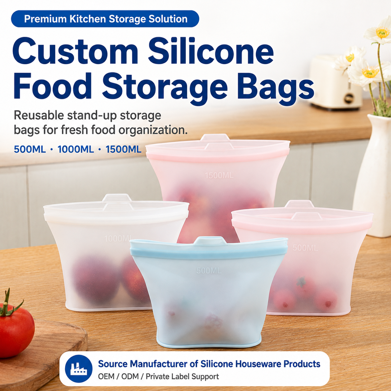 Silicone Food Storage Bag